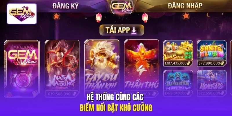 Hệ thống cùng các điểm nổi bật khó cưỡng